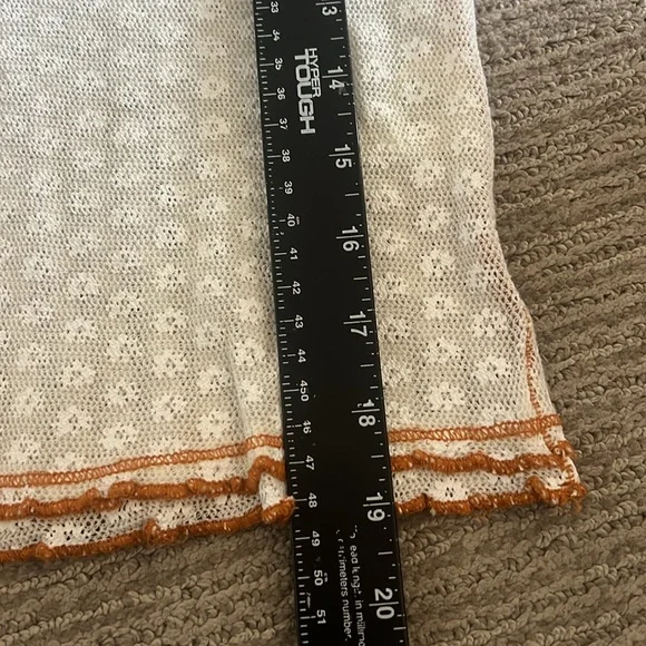 Free People Garner Tee in White semi sheer SZ XS‎ - Picture 8 of 8